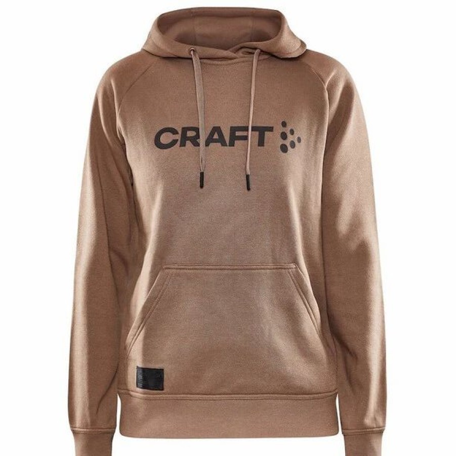 Online * Craft Core Craft Hooded Sweater Women Sepia