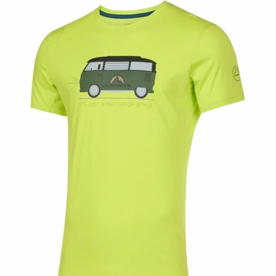 Hot * La Sportiva Van T-Shirt Men Lime Punch