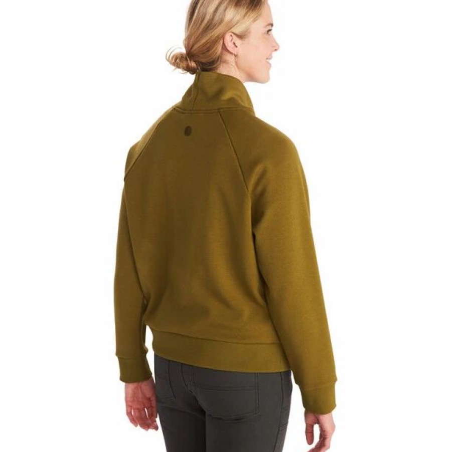 Wholesale * Marmot Rowan Funnel Neck Pullover Women Military Green