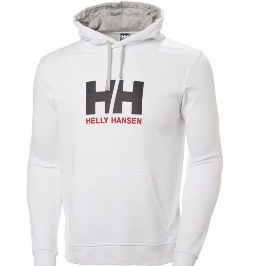 Best * Helly Hansen Hh Logo Hoodie Men White