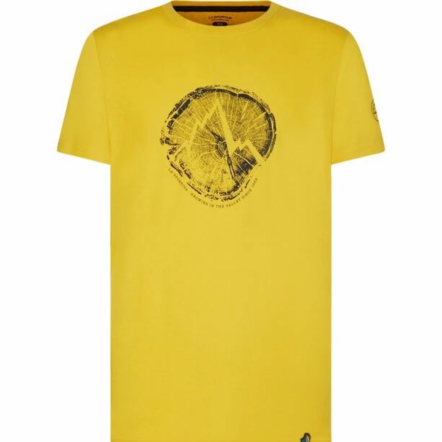 Hot * La Sportiva Cross Section T-Shirt Men Yellow