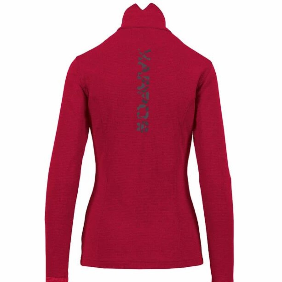 Clearance * Karpos Pizzocco Half Zip Top Women Jester Red