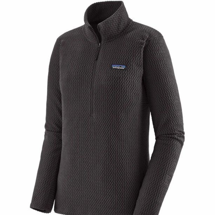 Hot * Patagonia R1 Air Zip Neck Sweater Women Black