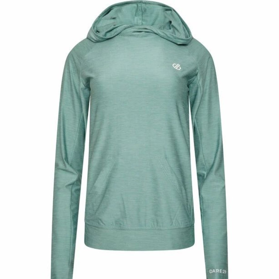 Clearance * Dare 2B Sprint City Hoodie Women Canton Green Marl