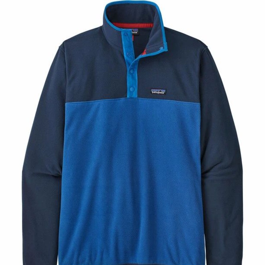 Online * Patagonia Micro D Snap-T Pullover Men Superior Blue