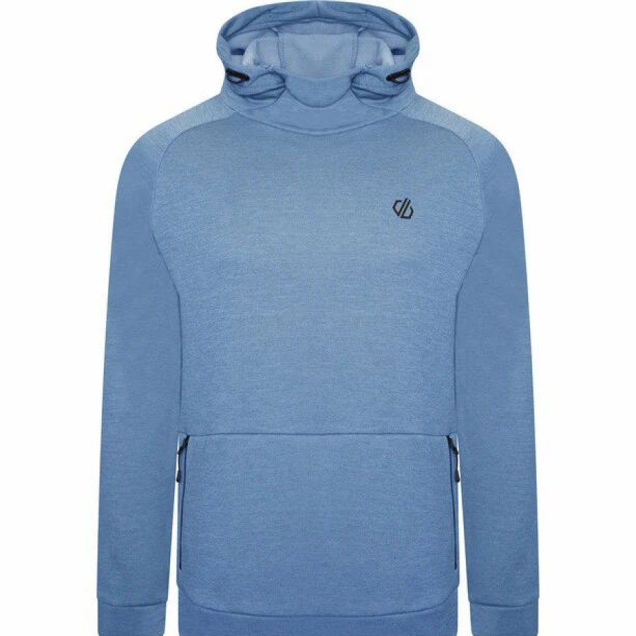 Online * Dare 2B Out Calling Overhead Fleece Hoody Men Stellar Blue Marl