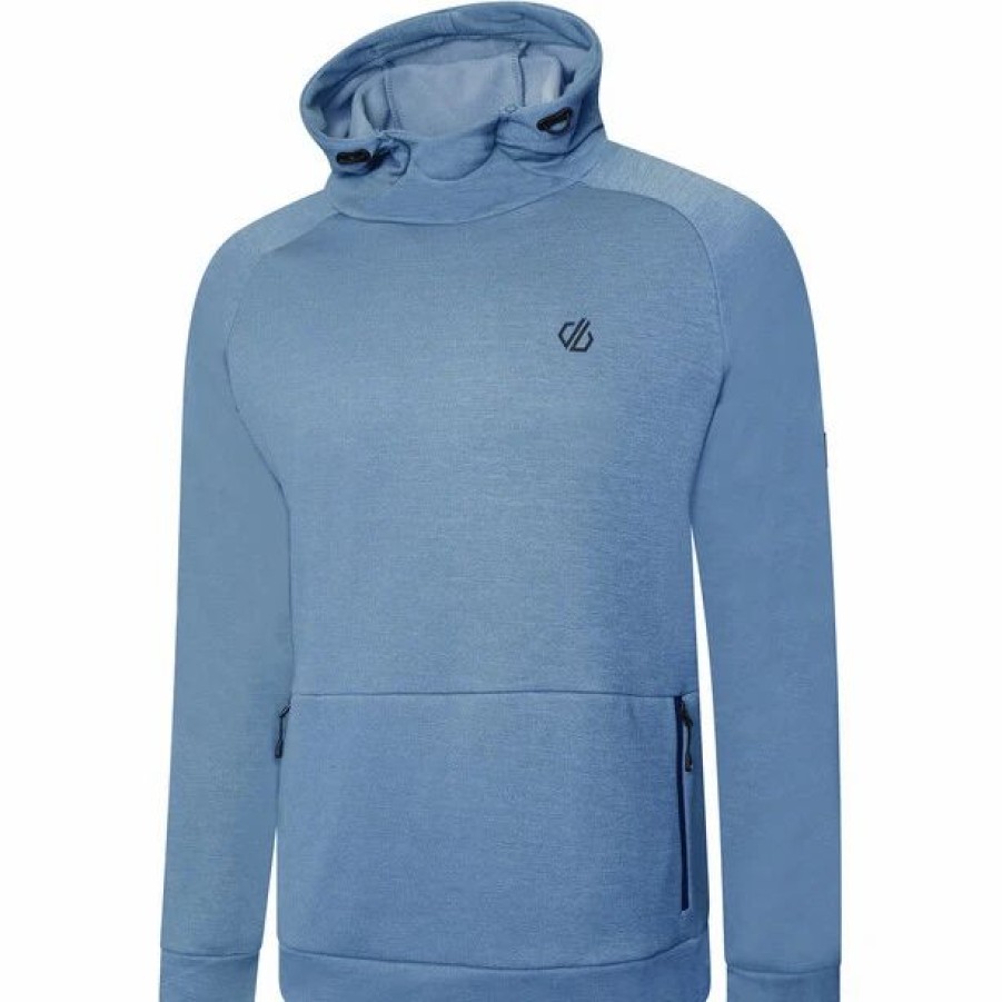 Online * Dare 2B Out Calling Overhead Fleece Hoody Men Stellar Blue Marl