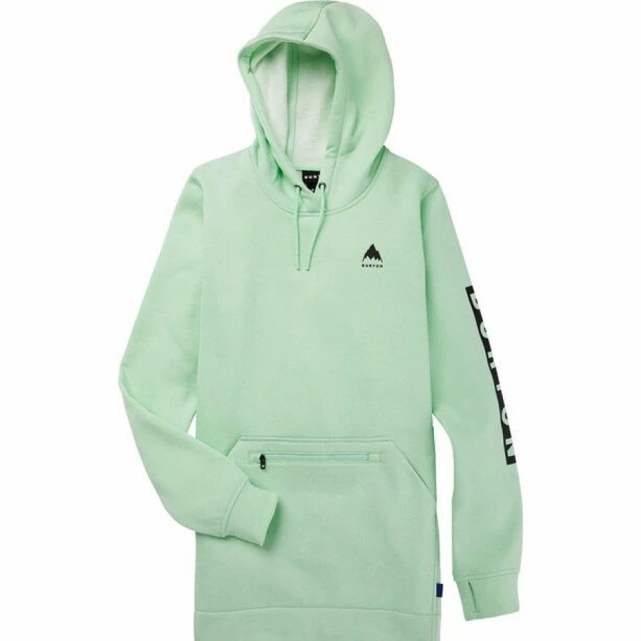 Hot * Burton Oak Long Pullover Hoodie Women Jewel Green Heather