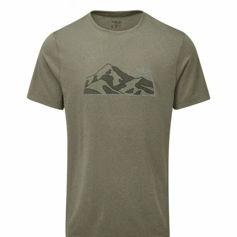 Online * Rab Mantle Mountain Ss Tee Men Light Khaki