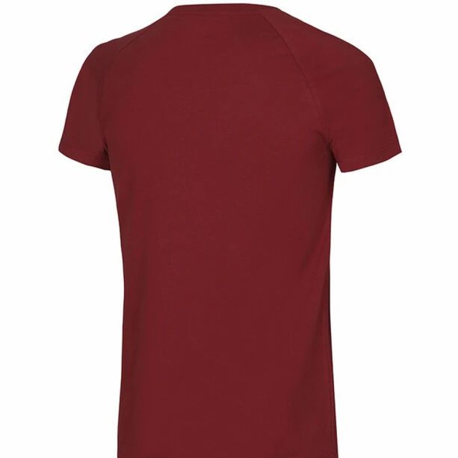 Wholesale * Ocun Raglan T-Shirt Men Wine Merlot Van