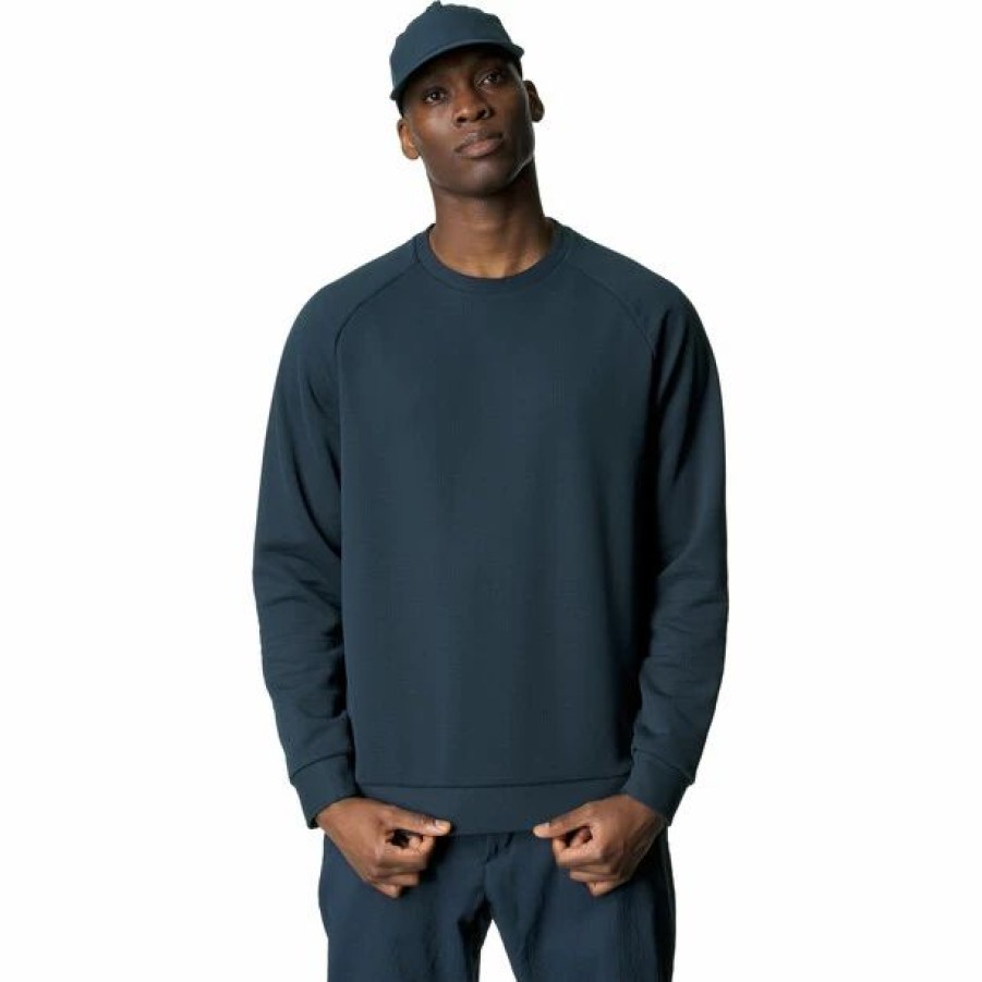 Wholesale * Houdini Mono Air Houdi Ls Crew Top Men Blue Illusion